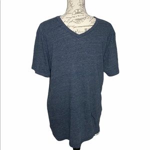 Lucky Brand Heathered V-neck T-Shirt Unisex Medium